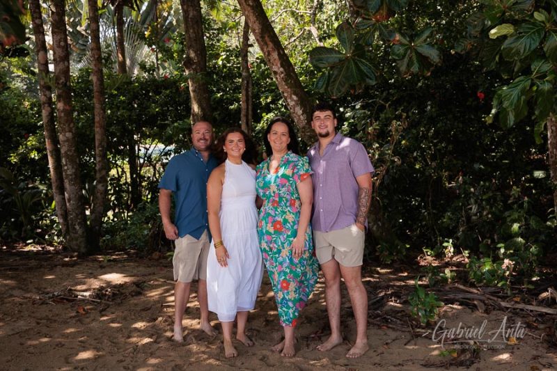 Family beach photoshoot in Punta Uva Puerto Viejo Costa Rica