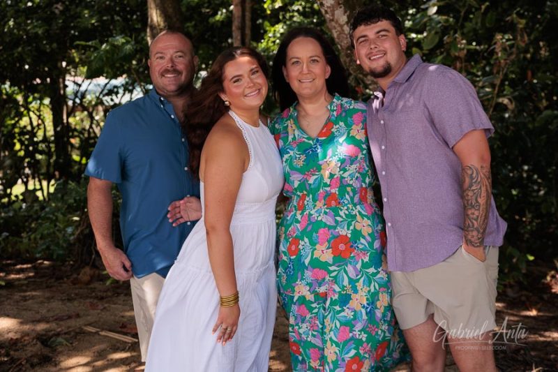 Family beach photoshoot in Punta Uva Puerto Viejo Costa Rica