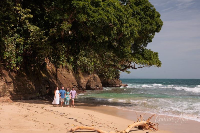 Family beach photoshoot in Punta Uva Puerto Viejo Costa Rica