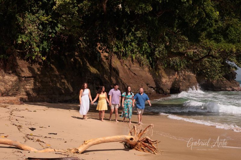 Family beach photoshoot in Punta Uva Puerto Viejo Costa Rica