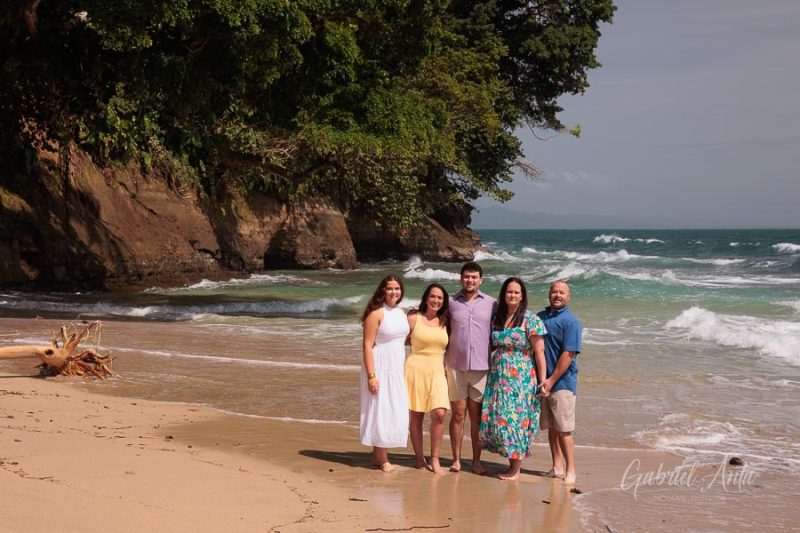 Family beach photoshoot in Punta Uva Puerto Viejo Costa Rica