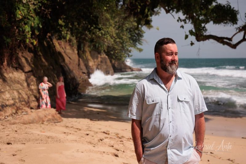 Family beach photoshoot in Punta Uva Puerto Viejo Costa Rica