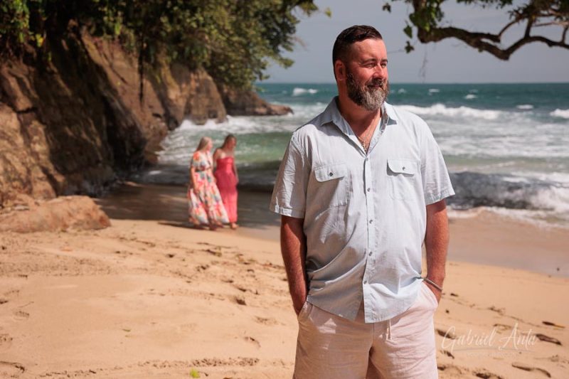 Family beach photoshoot in Punta Uva Puerto Viejo Costa Rica