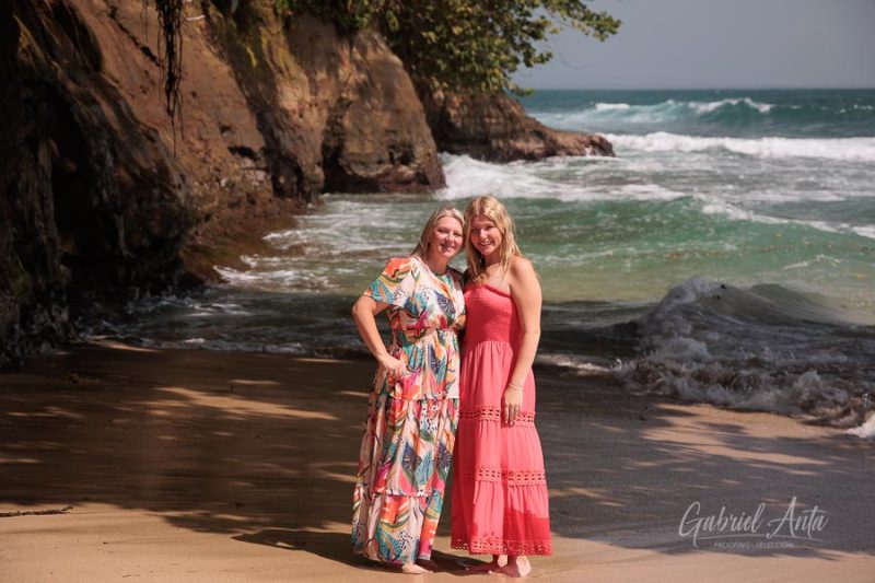 Family beach photoshoot in Punta Uva Puerto Viejo Costa Rica