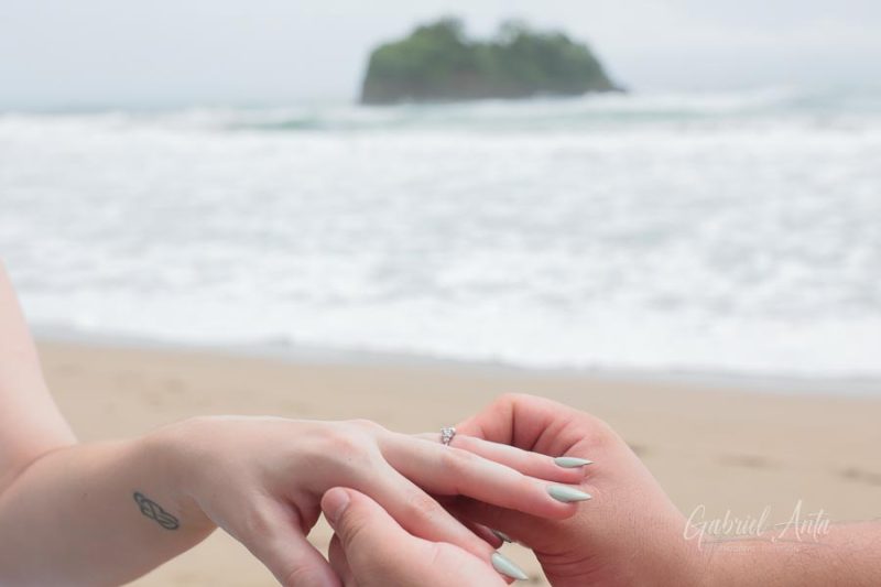 Propuesta de Matrimonio en Playa Cocles - Puerto Viejo, Costa Rica