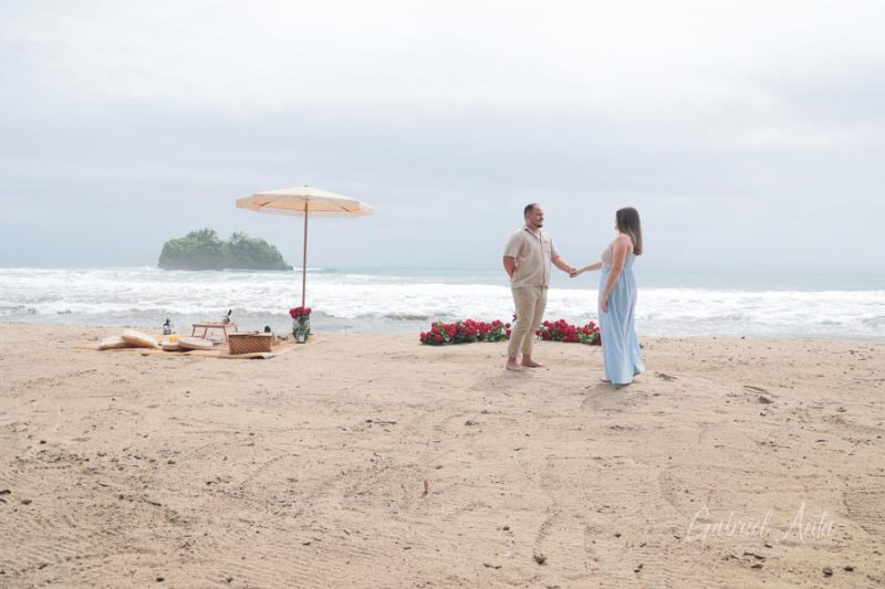 Propuesta de Matrimonio en Playa Cocles - Puerto Viejo, Costa Rica