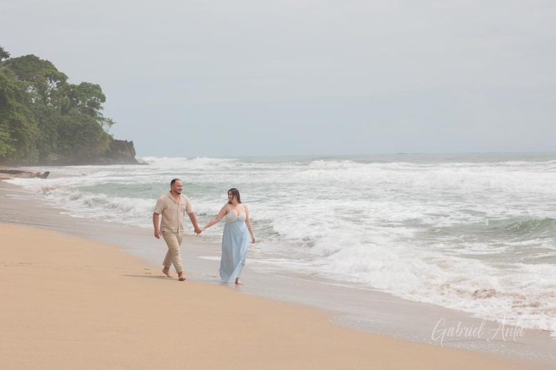 Propuesta de Matrimonio en Playa Cocles - Puerto Viejo, Costa Rica