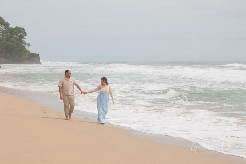 Propuesta de Matrimonio en Playa Cocles - Puerto Viejo, Costa Rica
