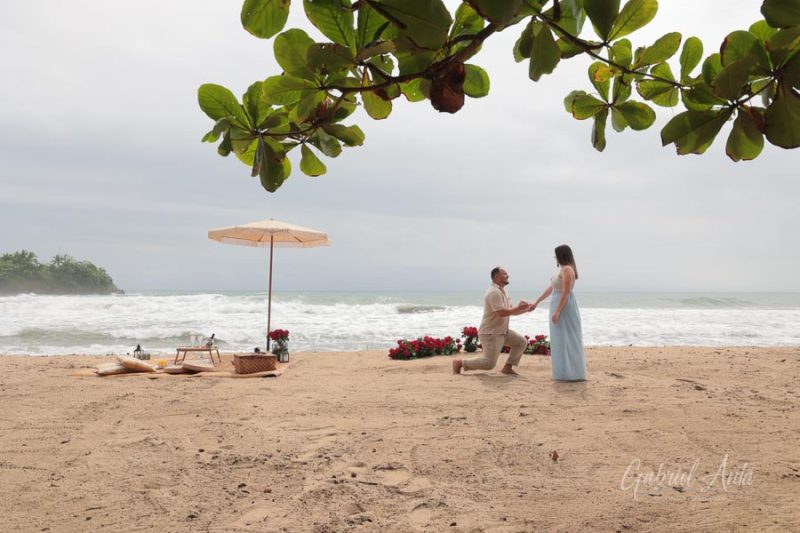 Propuesta de Matrimonio en Playa Cocles - Puerto Viejo, Costa Rica