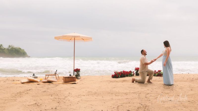 Propuesta de Matrimonio en Playa Cocles - Puerto Viejo, Costa Rica
