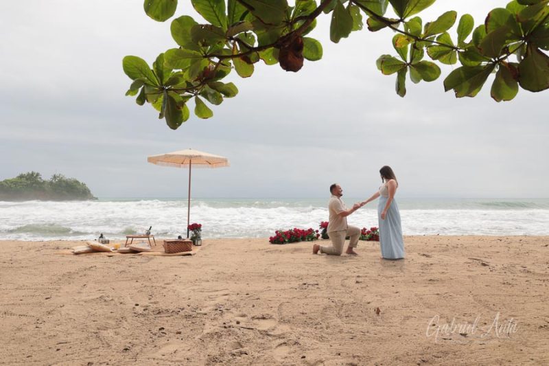 Propuesta de Matrimonio en Playa Cocles - Puerto Viejo, Costa Rica