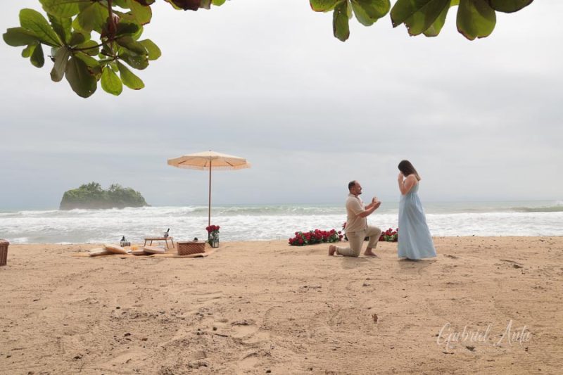 Propuesta de Matrimonio en Playa Cocles - Puerto Viejo, Costa Rica