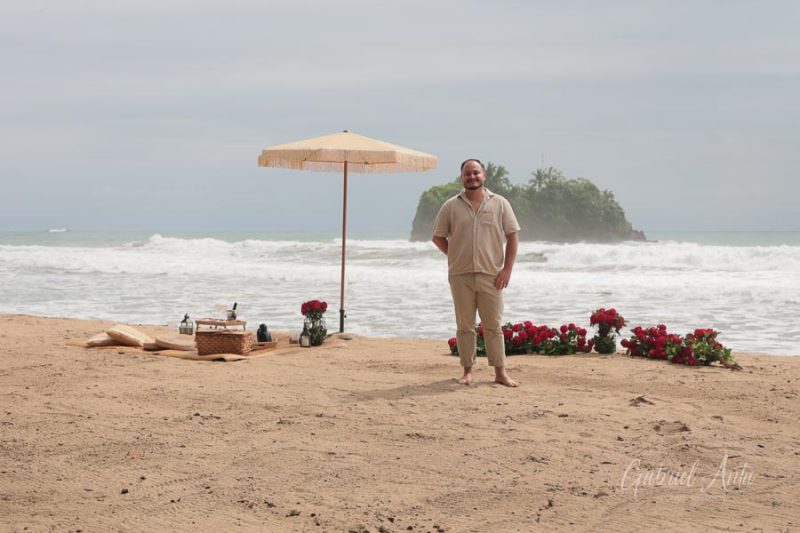 Propuesta de Matrimonio en Playa Cocles - Puerto Viejo, Costa Rica
