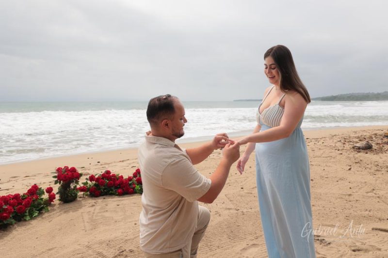 Propuesta de Matrimonio en Playa Cocles - Puerto Viejo, Costa Rica