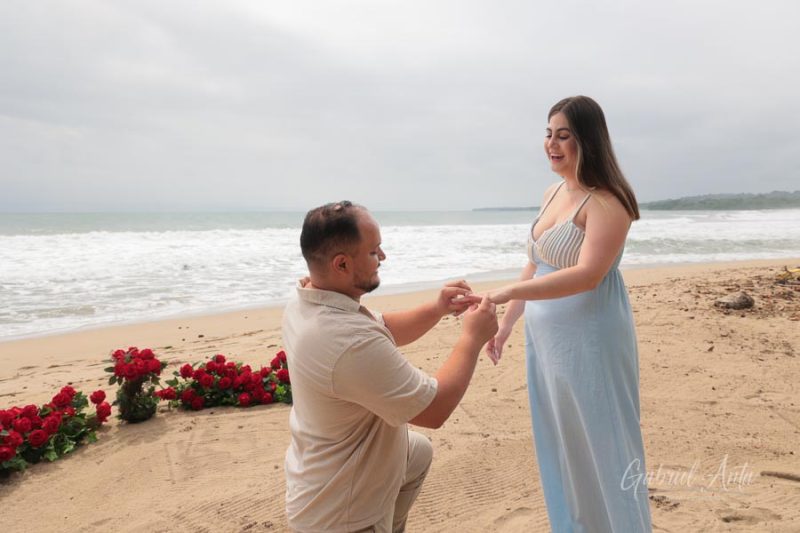 Propuesta de Matrimonio en Playa Cocles - Puerto Viejo, Costa Rica