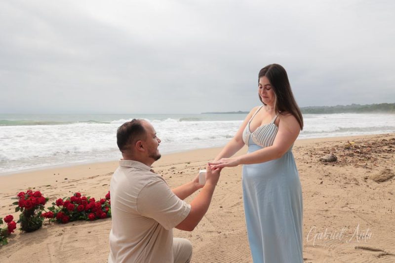 Propuesta de Matrimonio en Playa Cocles - Puerto Viejo, Costa Rica