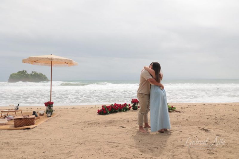 Propuesta de Matrimonio en Playa Cocles - Puerto Viejo, Costa Rica