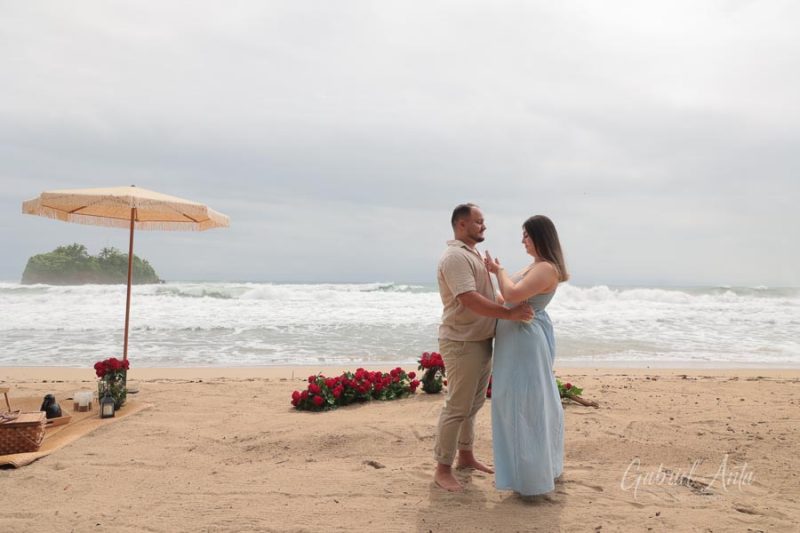 Propuesta de Matrimonio en Playa Cocles - Puerto Viejo, Costa Rica