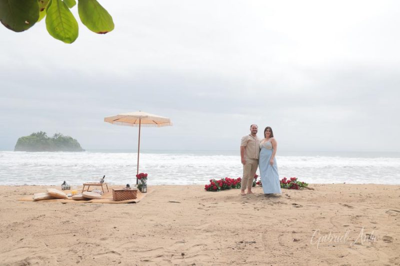 Propuesta de Matrimonio en Playa Cocles - Puerto Viejo, Costa Rica