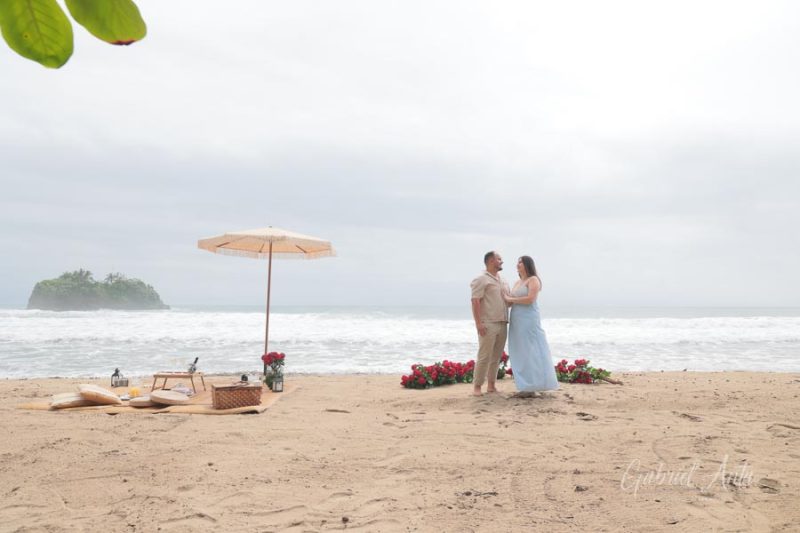 Propuesta de Matrimonio en Playa Cocles - Puerto Viejo, Costa Rica