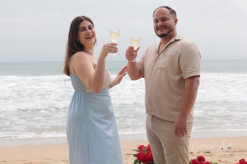 Propuesta de Matrimonio en Playa Cocles - Puerto Viejo, Costa Rica