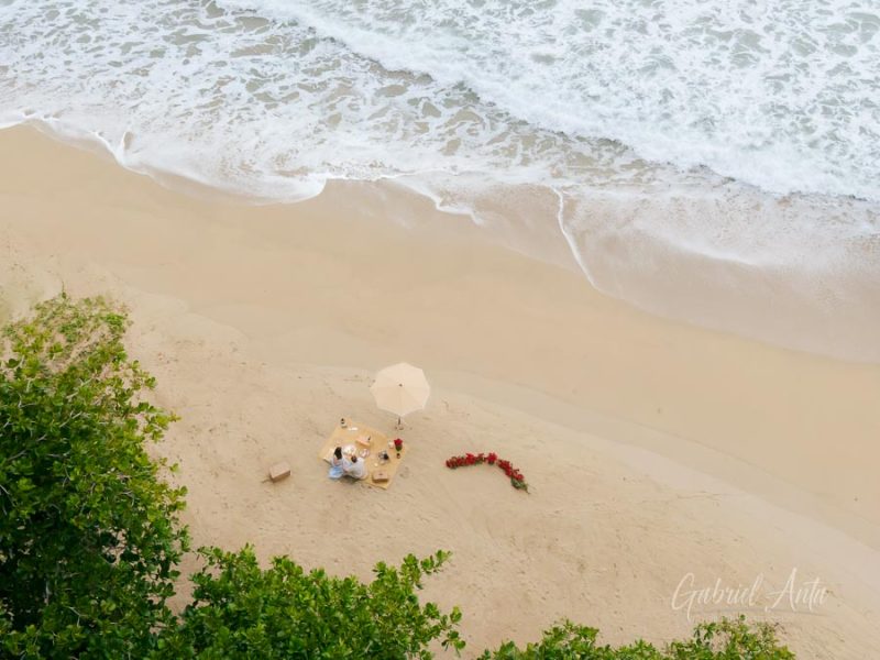 Propuesta de Matrimonio en Playa Cocles - Puerto Viejo, Costa Rica