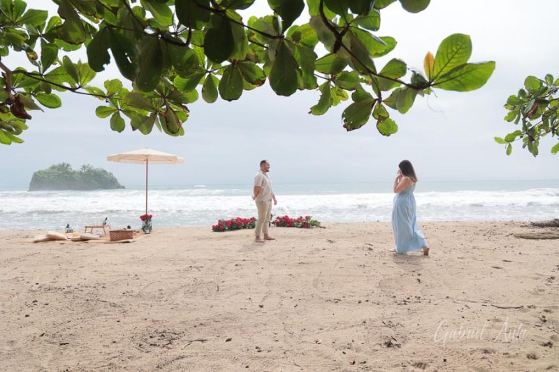 Propuesta de Matrimonio en Playa Cocles - Puerto Viejo, Costa Rica