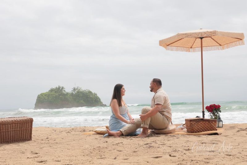 Propuesta de Matrimonio en Playa Cocles - Puerto Viejo, Costa Rica