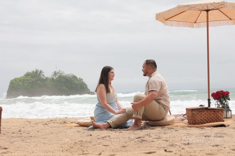 Propuesta de Matrimonio en Playa Cocles - Puerto Viejo, Costa Rica