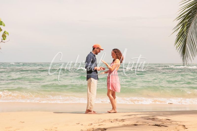 Pedida de Matrimonio en Puerto Viejo - Playa Punta Uva - Costa Rica