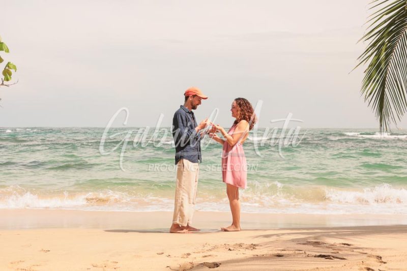 Pedida de Matrimonio en Puerto Viejo - Playa Punta Uva - Costa Rica
