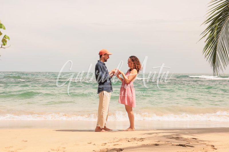 Pedida de Matrimonio en Puerto Viejo - Playa Punta Uva - Costa Rica