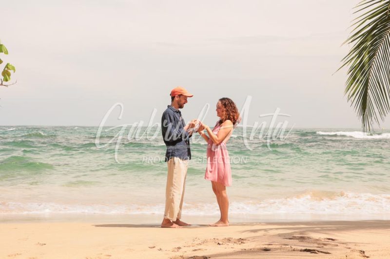Pedida de Matrimonio en Puerto Viejo - Playa Punta Uva - Costa Rica
