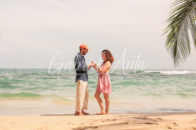Pedida de Matrimonio en Puerto Viejo - Playa Punta Uva - Costa Rica