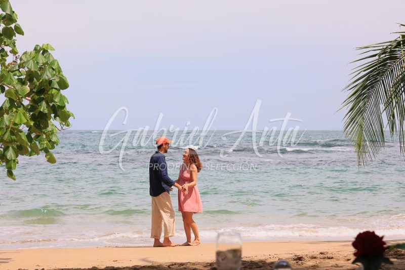Pedida de Matrimonio en Puerto Viejo - Playa Punta Uva - Costa Rica