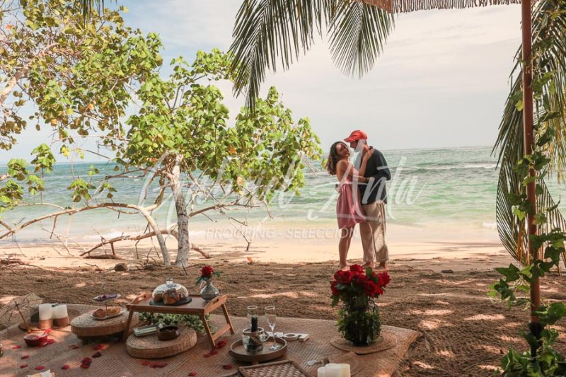 Pedida de Matrimonio en Puerto Viejo - Playa Punta Uva - Costa Rica