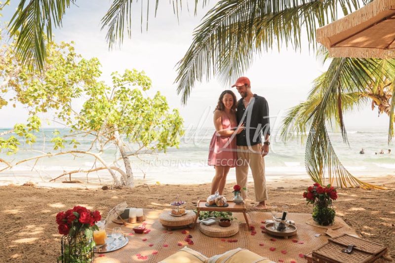 Pedida de Matrimonio en Puerto Viejo - Playa Punta Uva - Costa Rica