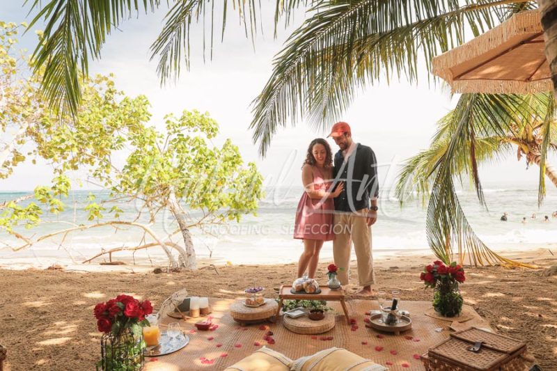 Pedida de Matrimonio en Puerto Viejo - Playa Punta Uva - Costa Rica