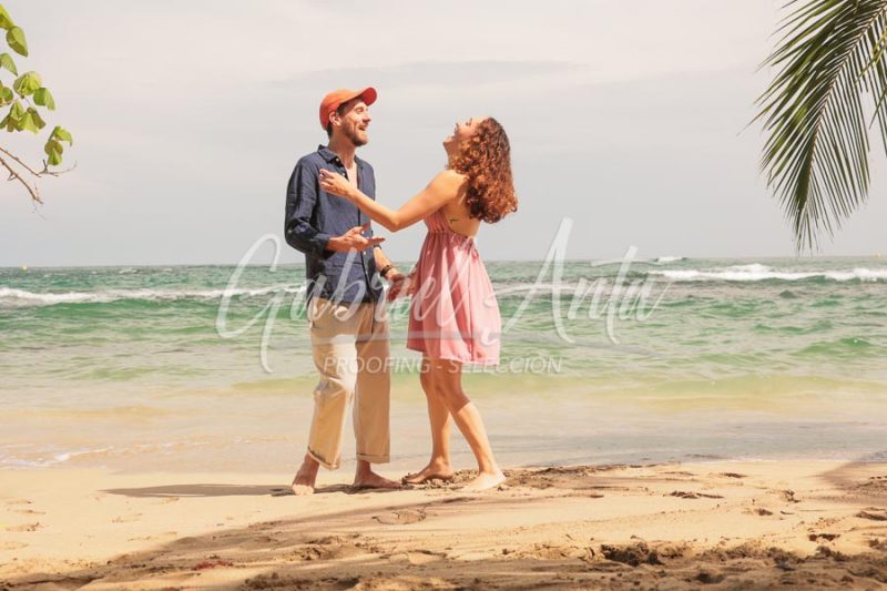 Pedida de Matrimonio en Puerto Viejo - Playa Punta Uva - Costa Rica