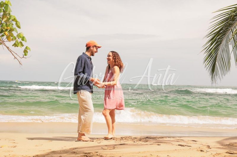 Pedida de Matrimonio en Puerto Viejo - Playa Punta Uva - Costa Rica