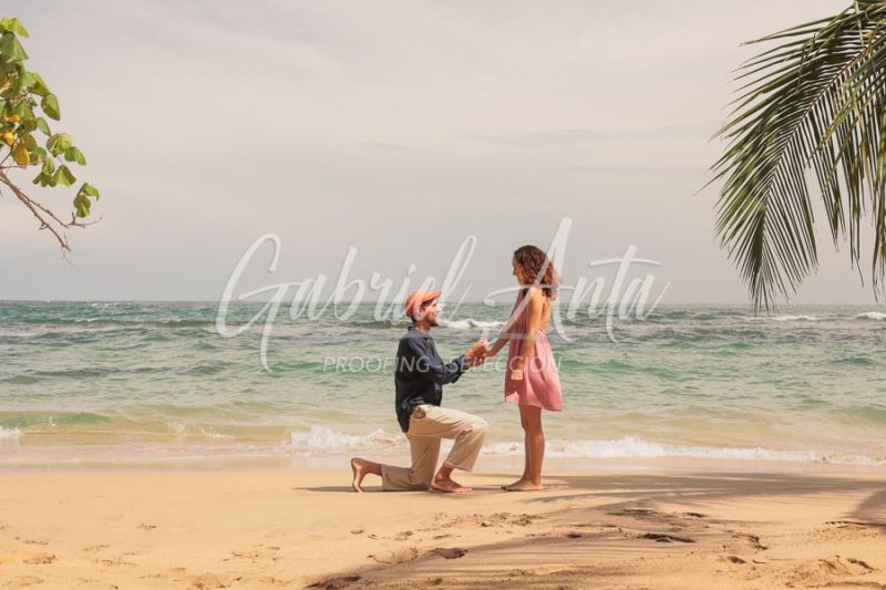 Pedida de Matrimonio en Puerto Viejo - Playa Punta Uva - Costa Rica