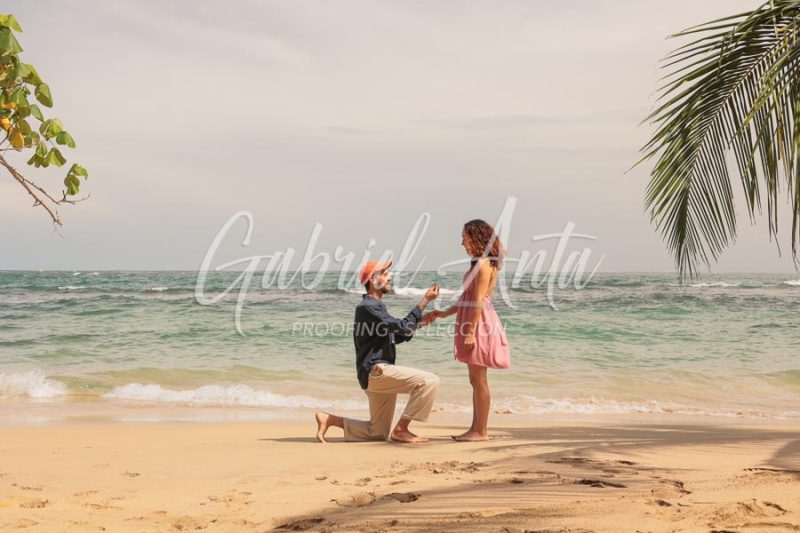 Pedida de Matrimonio en Puerto Viejo - Playa Punta Uva - Costa Rica