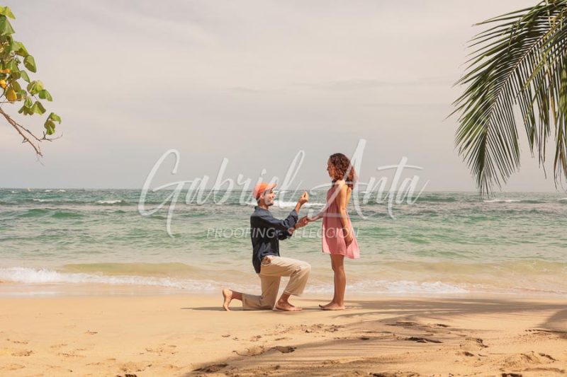 Pedida de Matrimonio en Puerto Viejo - Playa Punta Uva - Costa Rica