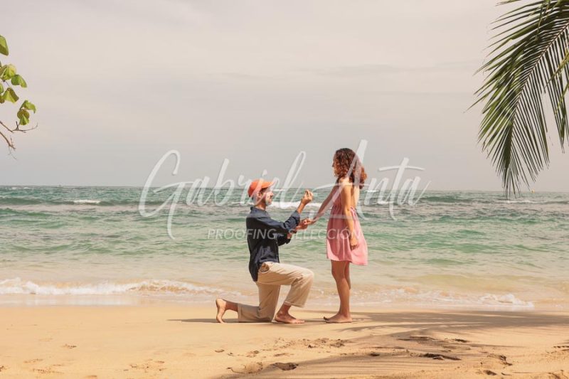 Pedida de Matrimonio en Puerto Viejo - Playa Punta Uva - Costa Rica