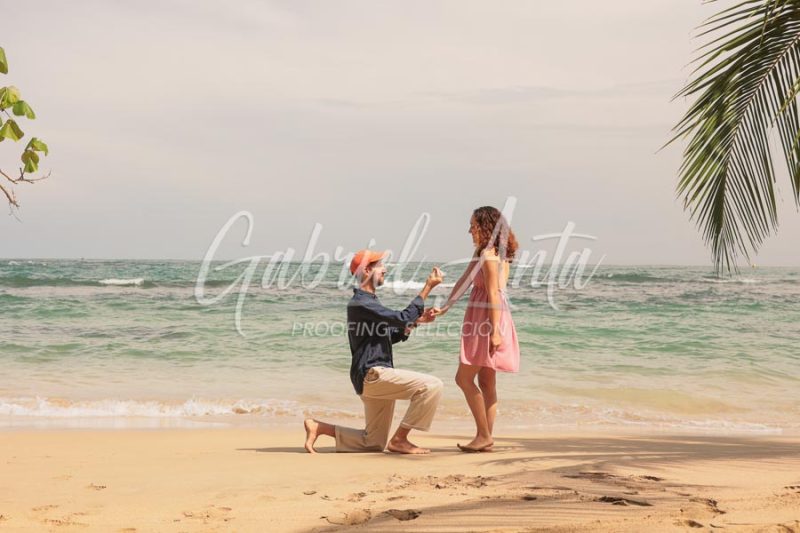 Pedida de Matrimonio en Puerto Viejo - Playa Punta Uva - Costa Rica