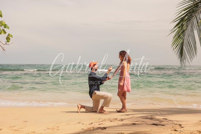 Pedida de Matrimonio en Puerto Viejo - Playa Punta Uva - Costa Rica