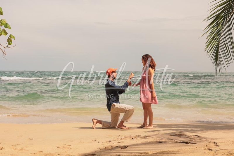 Pedida de Matrimonio en Puerto Viejo - Playa Punta Uva - Costa Rica