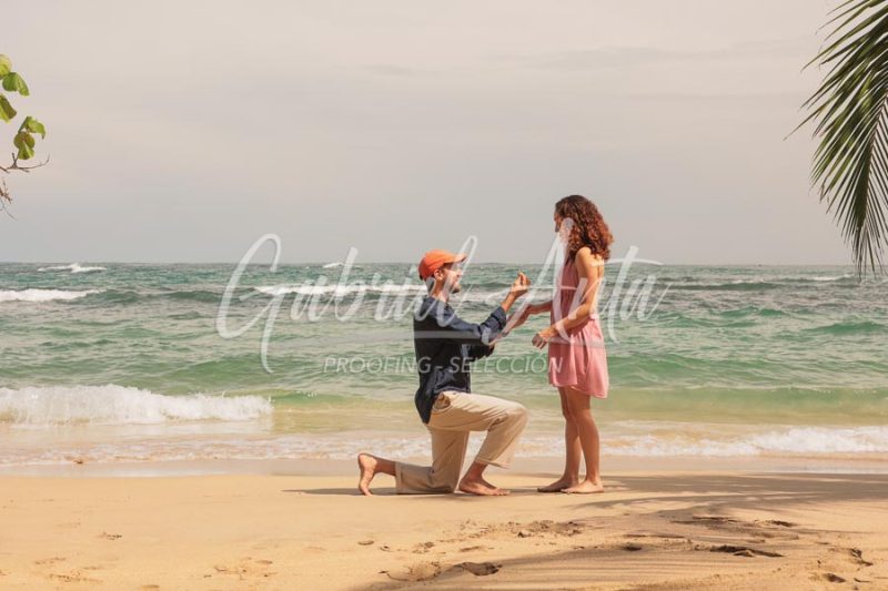 Pedida de Matrimonio en Puerto Viejo - Playa Punta Uva - Costa Rica