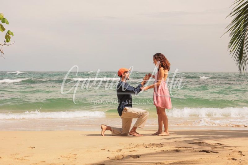 Pedida de Matrimonio en Puerto Viejo - Playa Punta Uva - Costa Rica