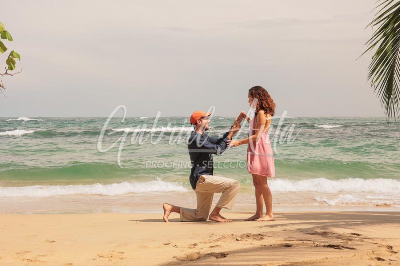 Pedida de Matrimonio en Puerto Viejo - Playa Punta Uva - Costa Rica